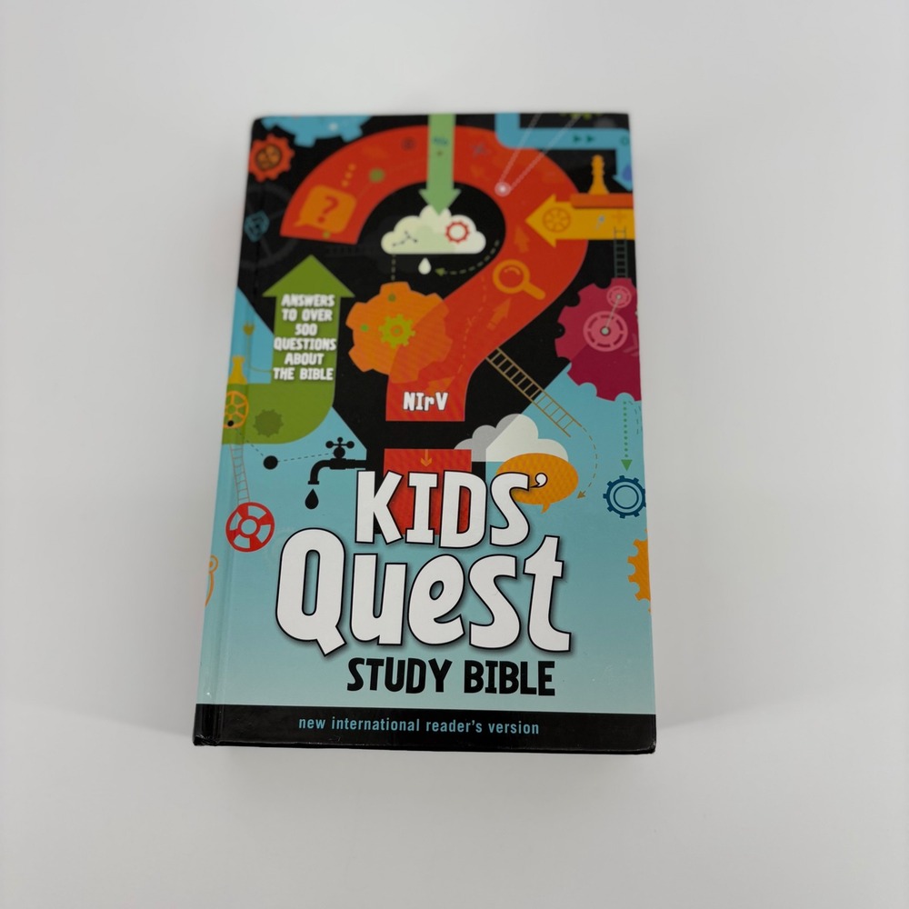 NIrV Kids Quest Study Bible Hardcover Zonderkidz‎ Childrens Bible